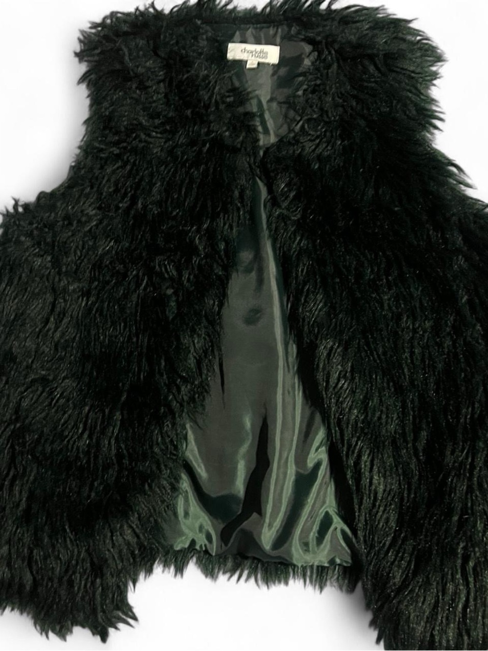 Faux Fur Open-Front Vest